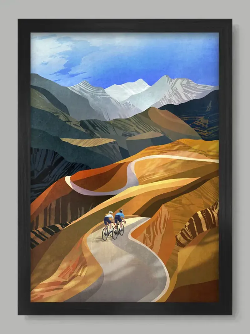 Never Lost A3 Cycling Print